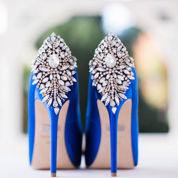Badgley Mischka Shoes - badgley mischka | KIARA EMBELLISHED PEEP-TOE PUMP